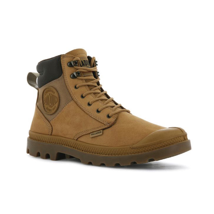 Palladium Pampa Shield WP+ LUX Laarzen Dames Bruin | NL 37ZFNVM